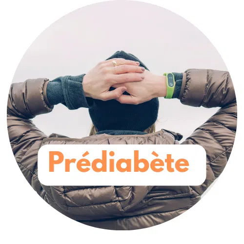 Femme vu de dos symbolisant une période de prédiabète.